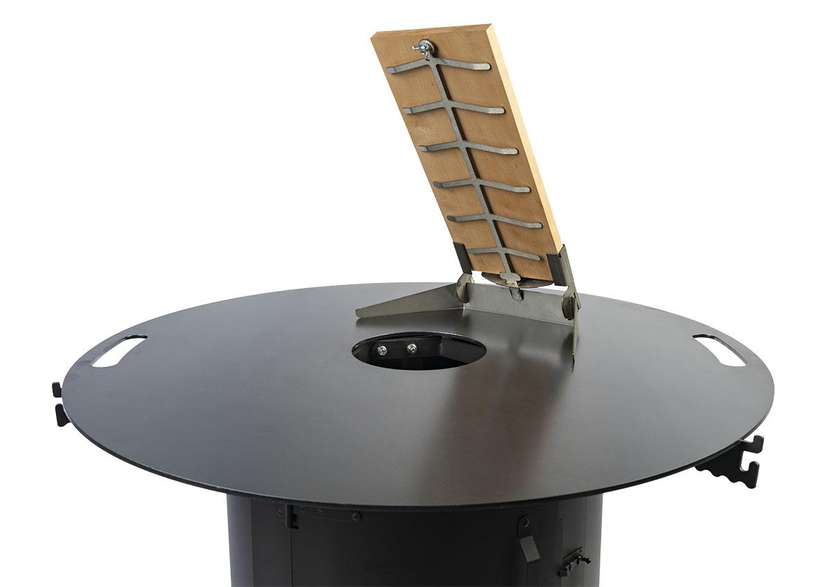 Erweiterung für Multifunktionstonne / Feuerplatte - Flammlachsbrett #112