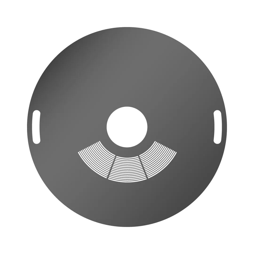 Feuerplatte mit Grillrost